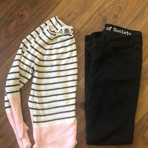 Articles of society black skinny jeans